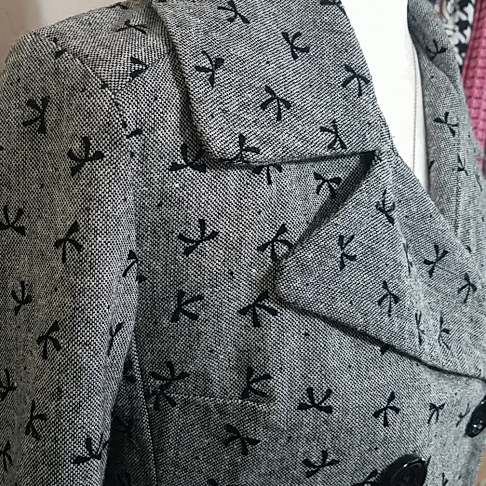 Needle & Thread Gray Peacoat - Picture 3 of 7